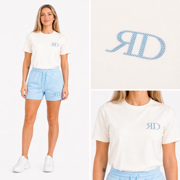 short Lora blauw - Afbeelding 3